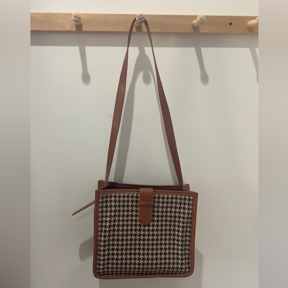 Houndstooth Tote Bag